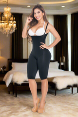 Smooth Compression 3312 No Bra Knee Length Body Shaper