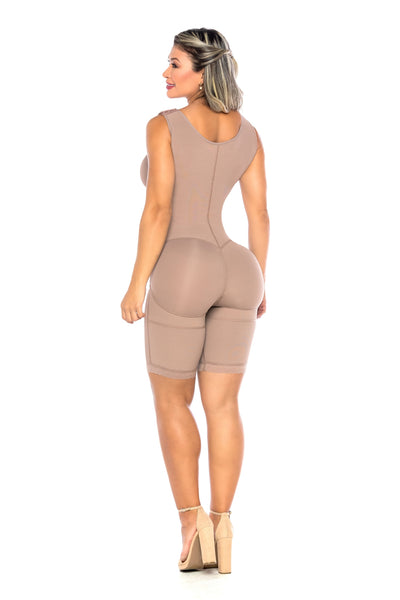 STAGE 2/3- Hourglass 2221-1 Full Coverage Knee Length Lipo|BBL Faja Front Hooks