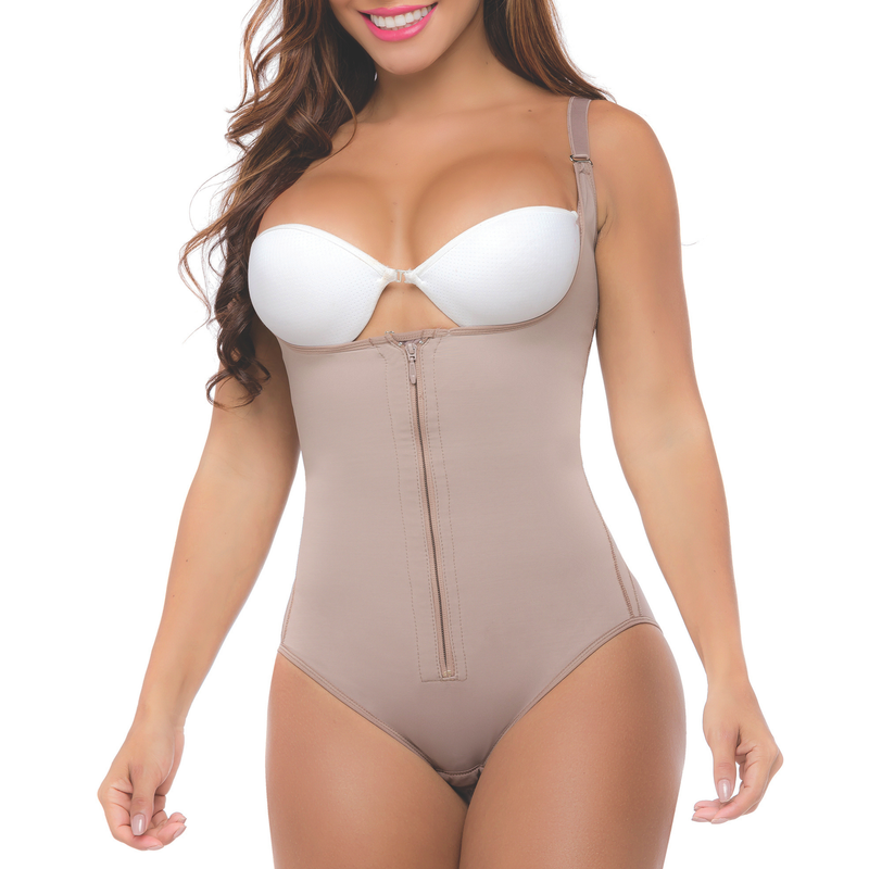 Hourglass Sculpt |  Brief Faja Short I Front Zipper
