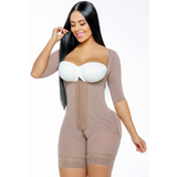 BBL Sculpt Full Coverage Mid Thigh Faja with Sleeves