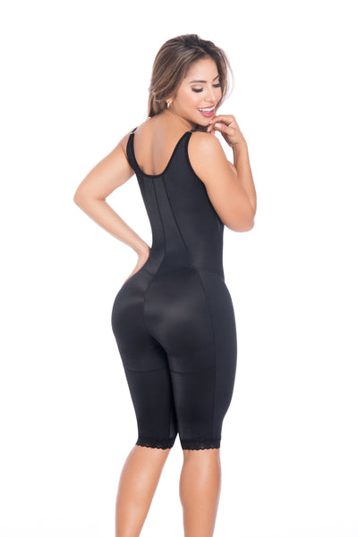 Smooth Compression 3312 No Bra Knee Length Body Shaper