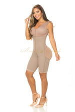 STAGE 2/3- Hourglass 2221-1 Full Coverage Knee Length BBL Faja Front Zipper