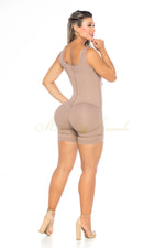 STAGE 2/3- Hourglass Thick Strap Mid Thigh BBL Faja Front Hooks
