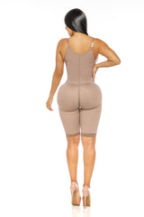 STAGE 2/3- Hourglass Micro Knee Length BBL Faja Front Hooks